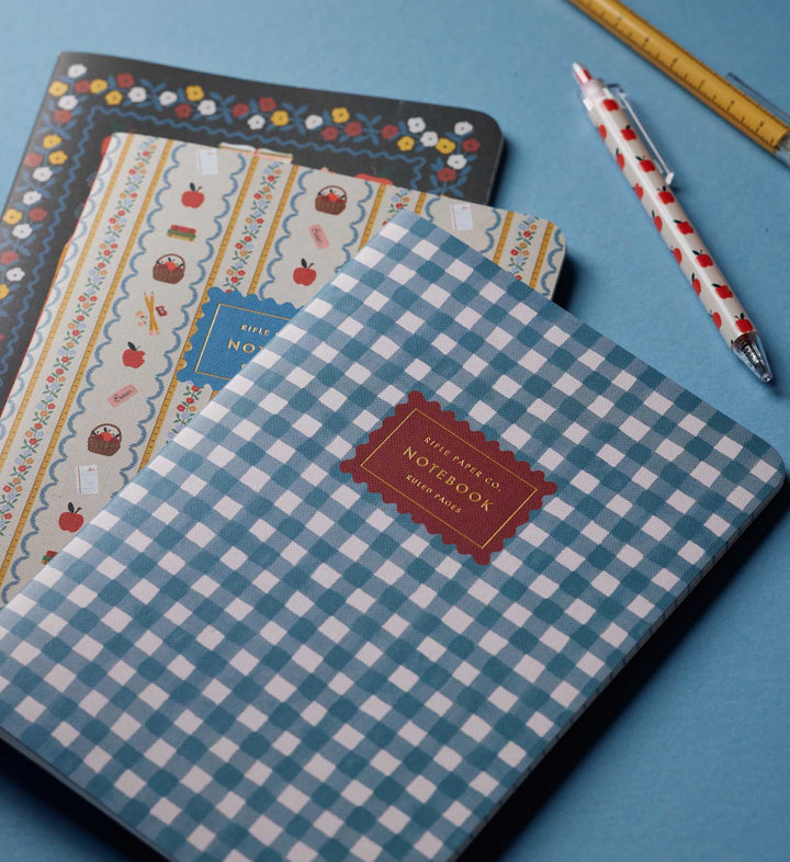 Rifle Paper Co. // Set Of 3 Schoolhouse Notebooks