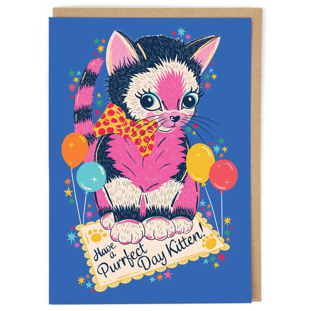 Cath Tate Cards // Purrfect Kitten