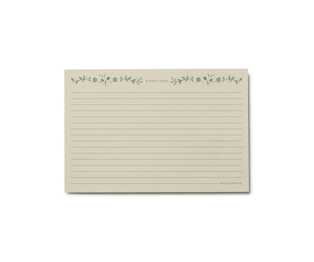 Rifle Paper Co. // Artichoke Recipe Cards