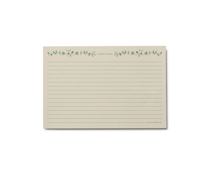 Rifle Paper Co. // Artichoke Recipe Cards