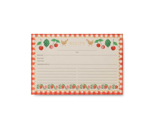 Rifle Paper Co. // Cherry Farm Recipe Cards