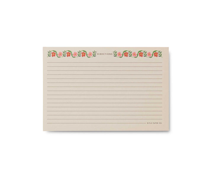 Rifle Paper Co. // Cherry Farm Recipe Cards