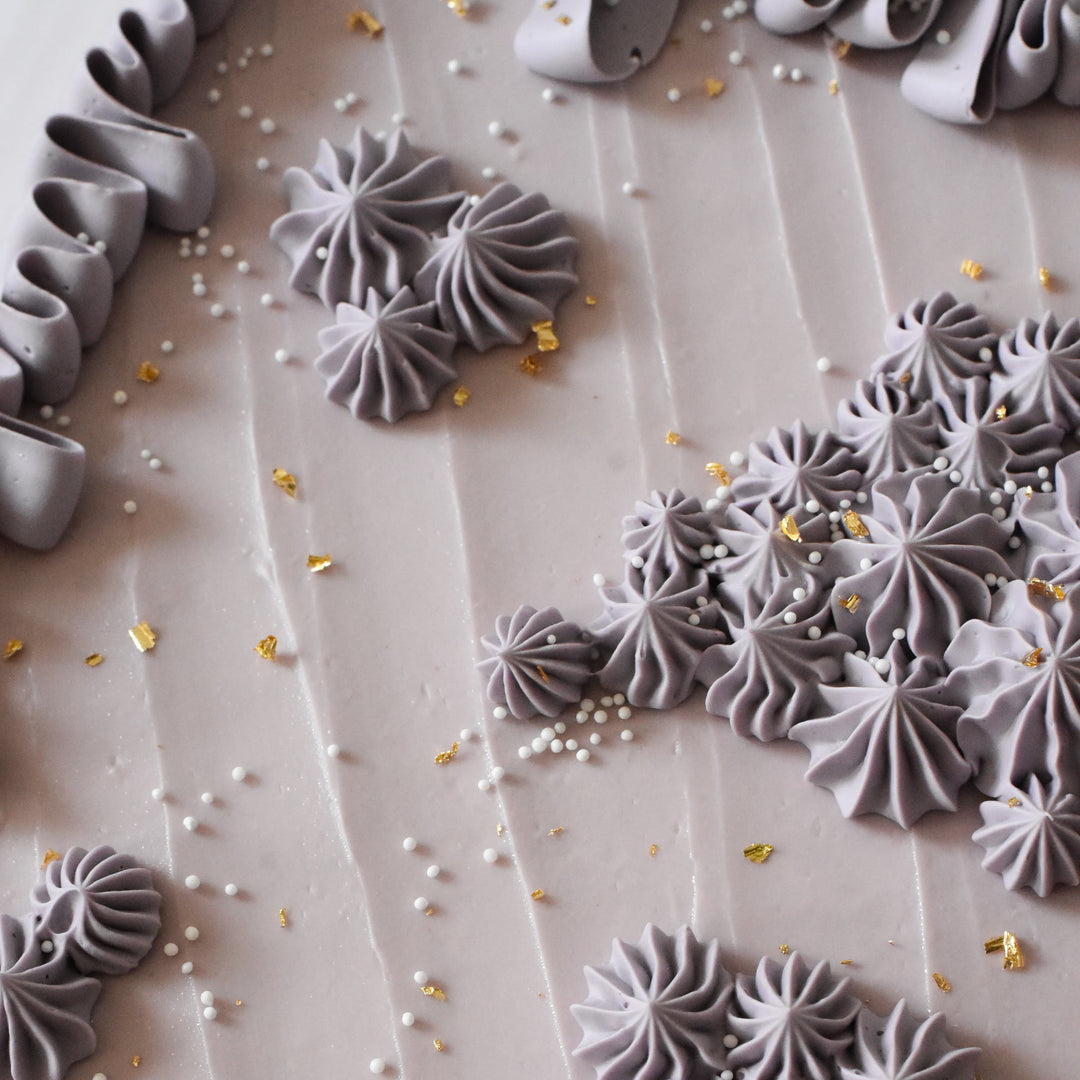 Custom Decorated Buttercream Tea Cake