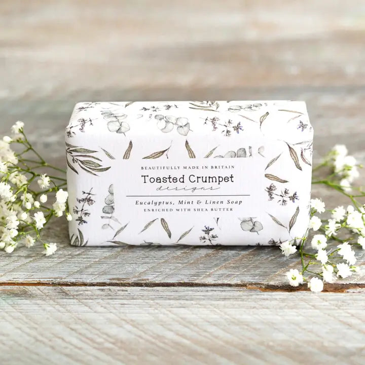 Toasted Crumpet // Eucalyptus, Mint & Linen Bar Soap