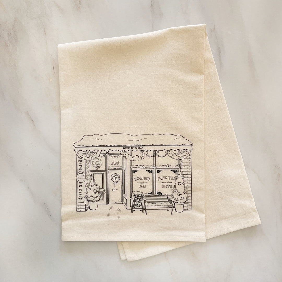 Winter KATB Storefront Tea Towel