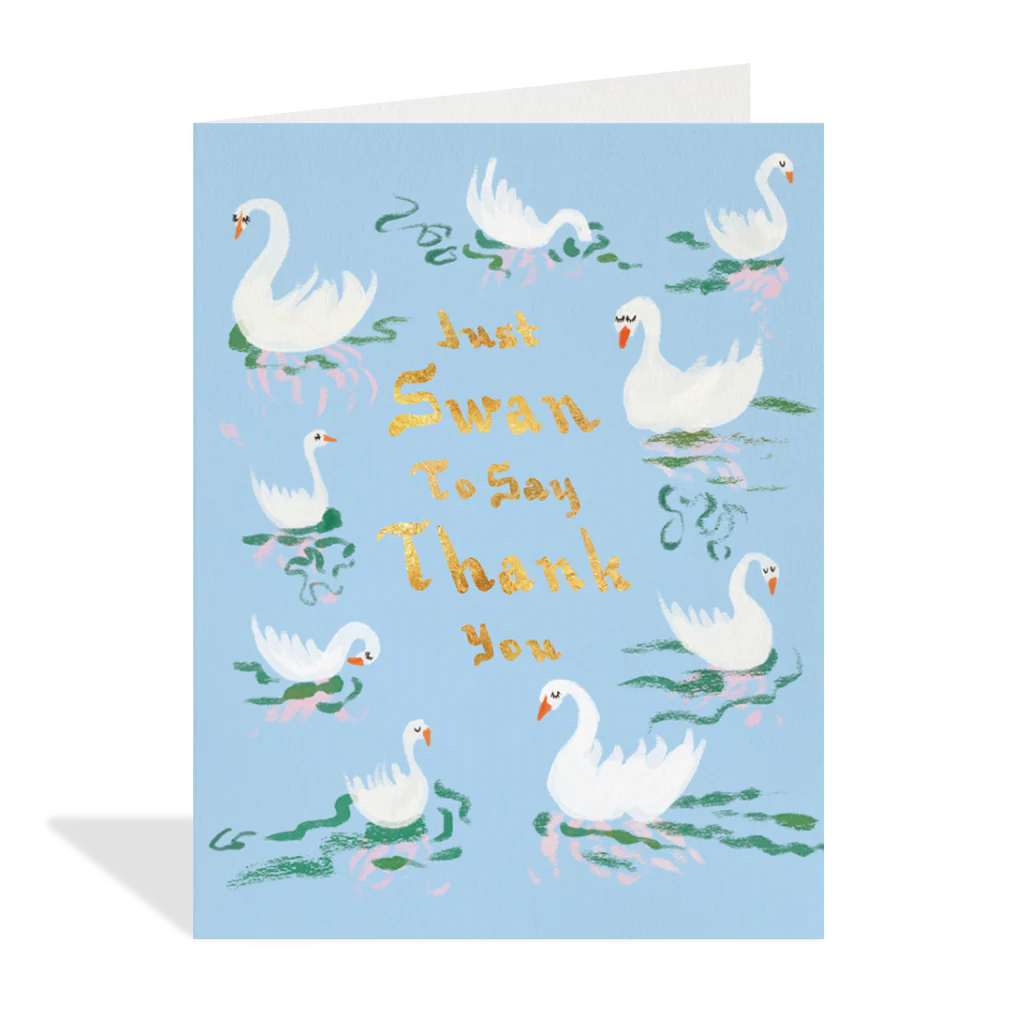 Halfpenny Postage // Swan Thank You