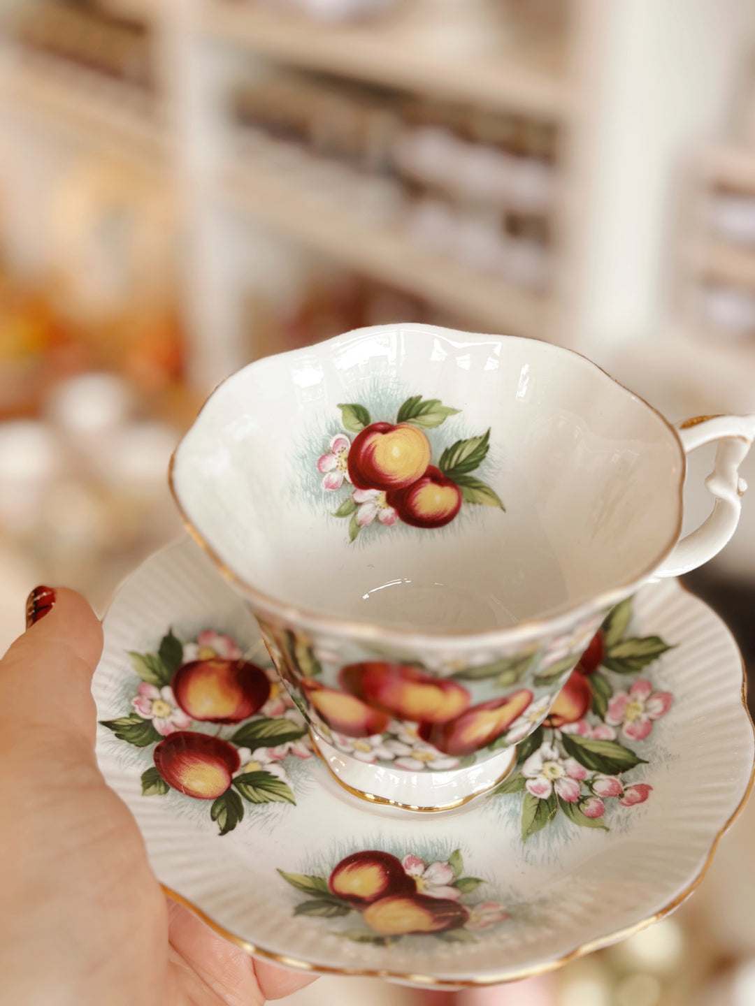 Set of 4 Mismatched Vintage Teacups
