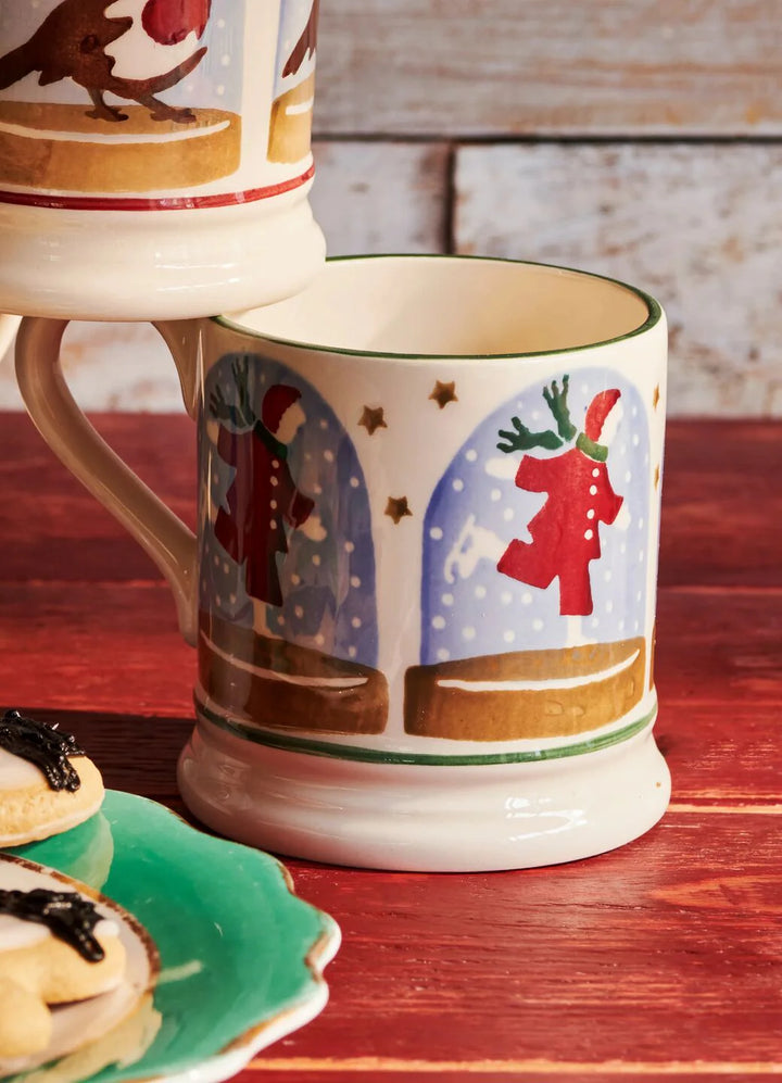 Emma Bridgewater // Ice Skater Snow Globe Mug