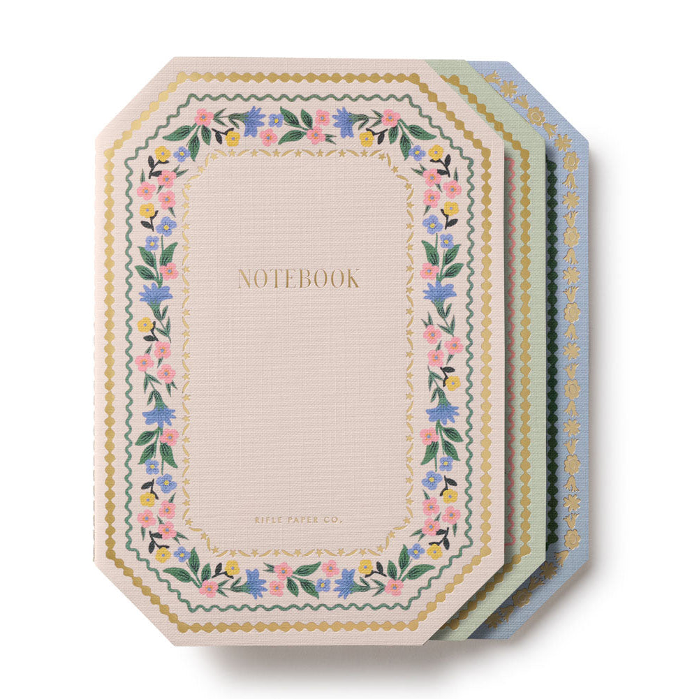 Rifle Paper Co. // Set Of 3 Gemma Notebooks