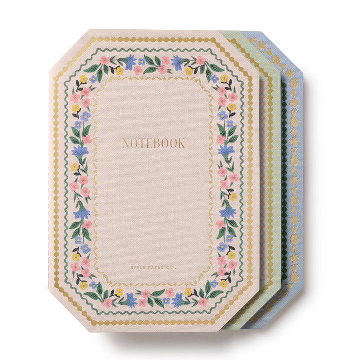 Rifle Paper Co. // Set Of 3 Gemma Notebooks