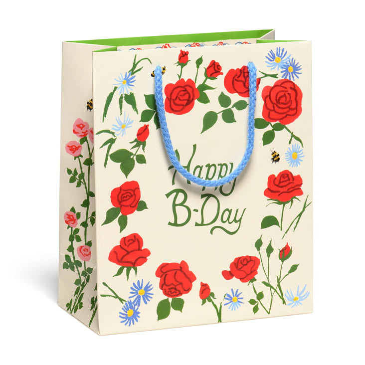 Red Cap Cards // Blooming Roses Gift Bag (Medium)