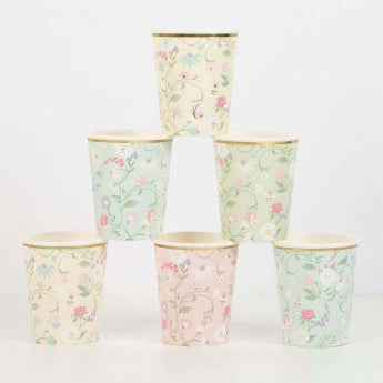 Meri Meri // Ladurée Paris Floral Paper Party Cups
