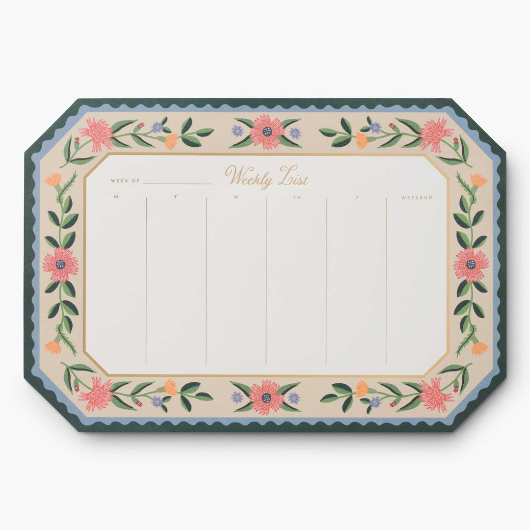 Rifle Paper Co. // Aster Weekly Desk Pad