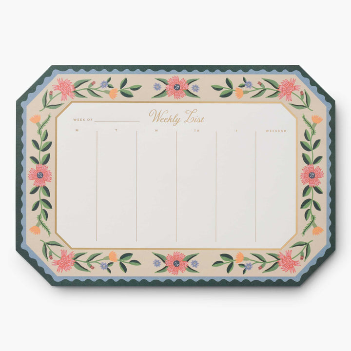 Rifle Paper Co. // Aster Weekly Desk Pad