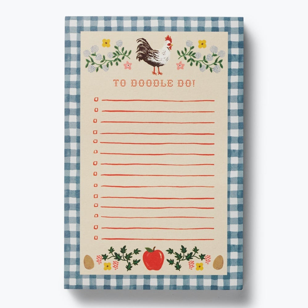 Rifle Paper Co. // To Doodle Do Checklist Notepad