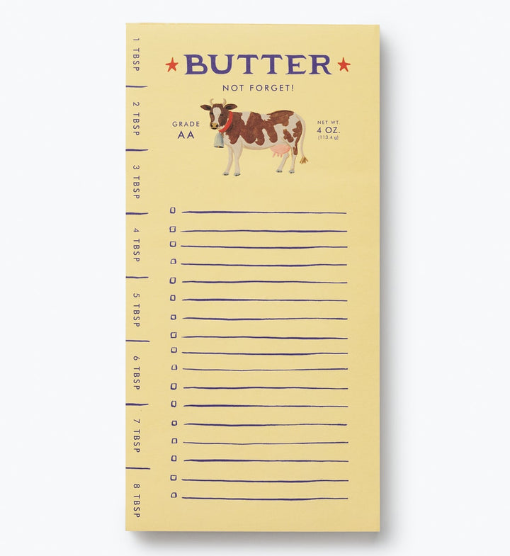 Rifle Paper Co. // Butter Not Forget Market Pad