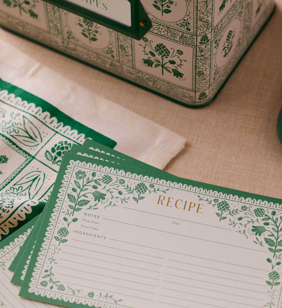 Rifle Paper Co. // Artichoke Recipe Cards