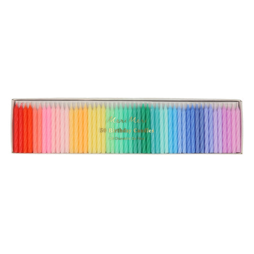 Meri Meri // Rainbow Twisted Mini Candles