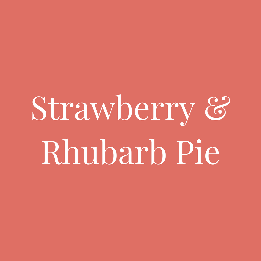 Strawberry & Rhubarb Pie