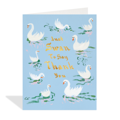 Halfpenny Postage // Swan Thank You