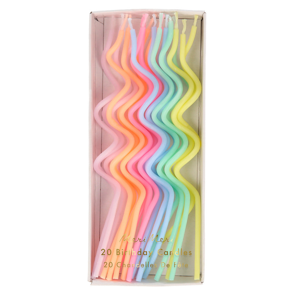 Meri Meri // Pastel Swirly Candles
