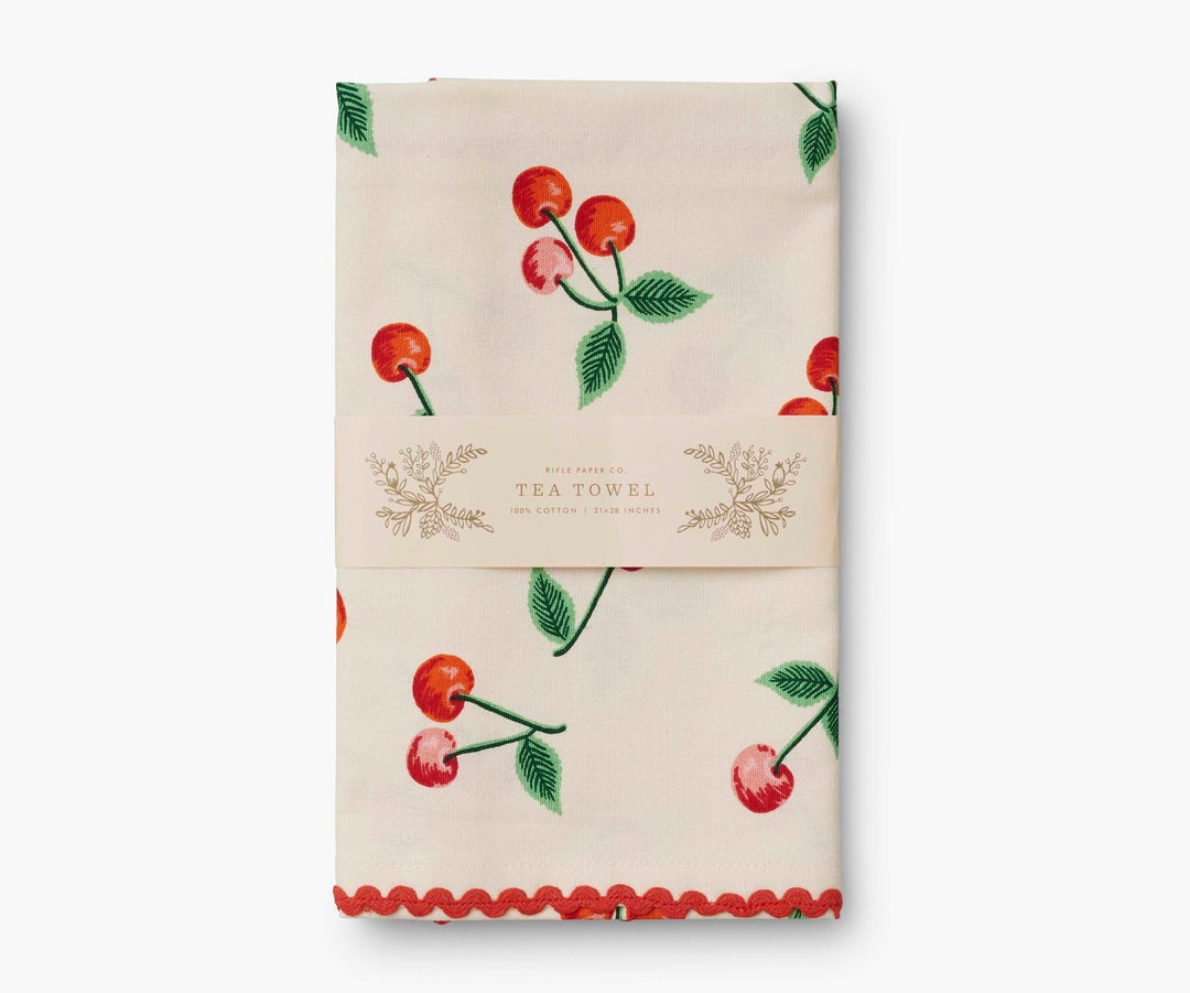 Rifle Paper Co. // Cherries Tea Towel