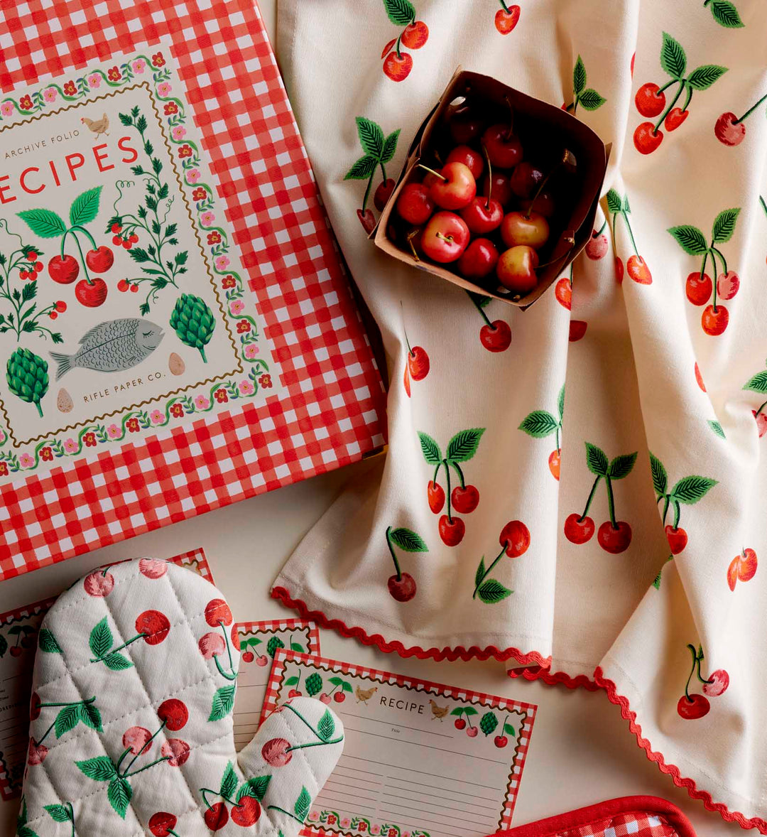 Rifle Paper Co. // Cherries Tea Towel