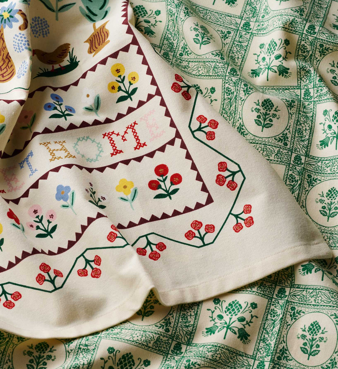 Rifle Paper Co. // Home Sweet Home Tea Towel