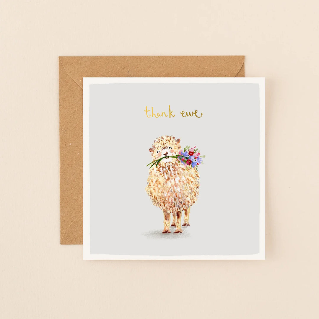 Louise Mulgrew // Thank Ewe Card
