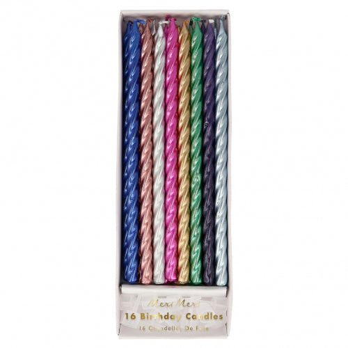 Meri Meri // Metallic Twisted Candles