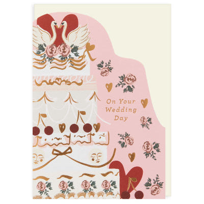Cath Tate Cards // Vintage Wedding Cake