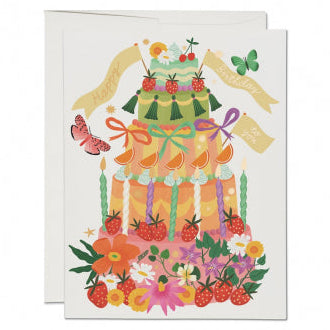Red Cap Cards // Whimsical Cake