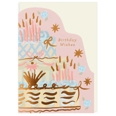 Cath Tate Cards // Birthday Wishes Cake