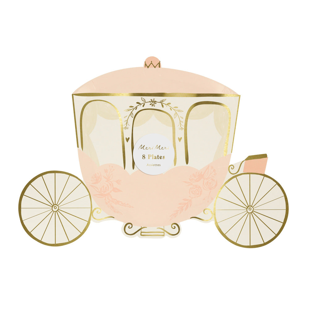Meri Meri // Princess Carriage Dessert Plates